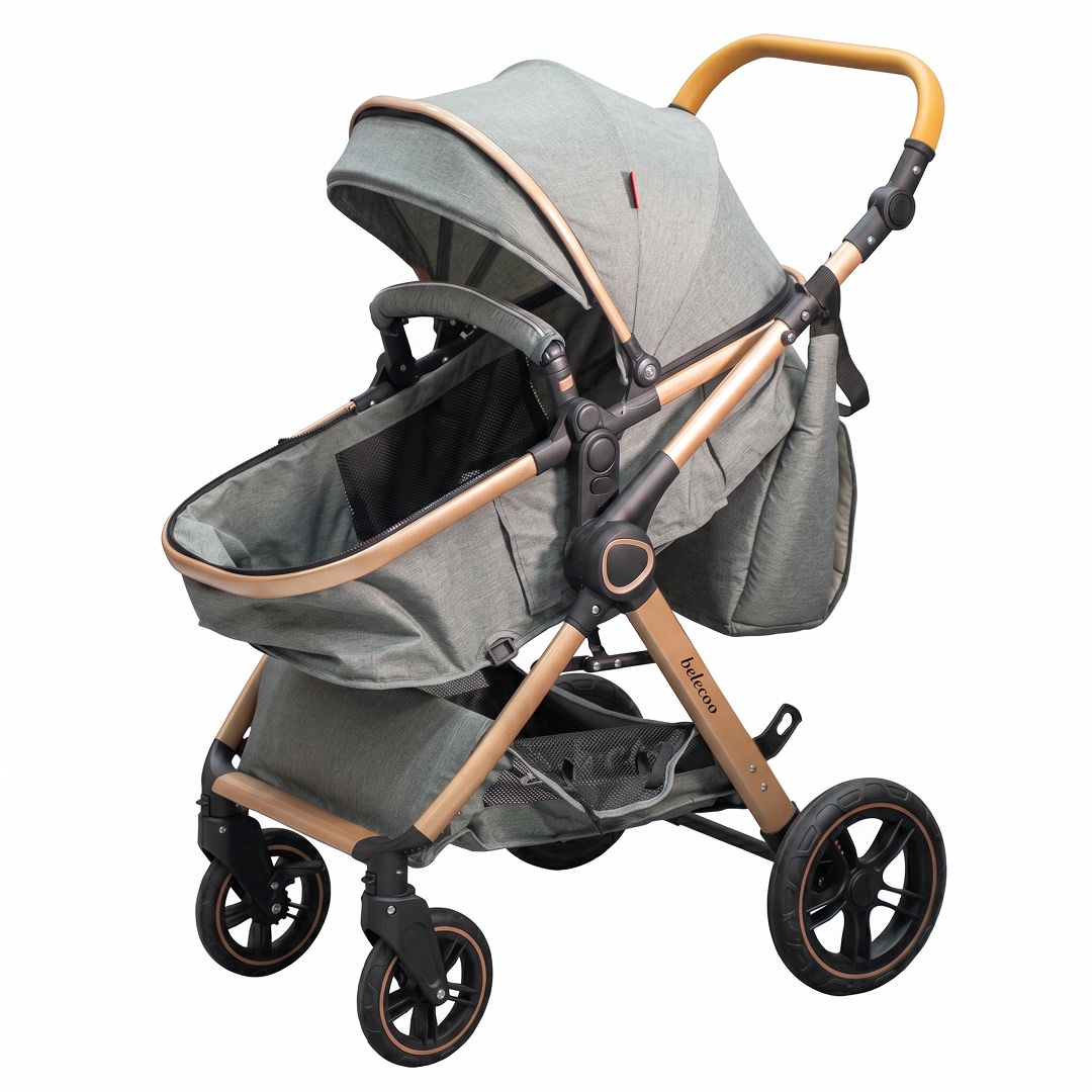 Coche Belecoo Gris y Bronce